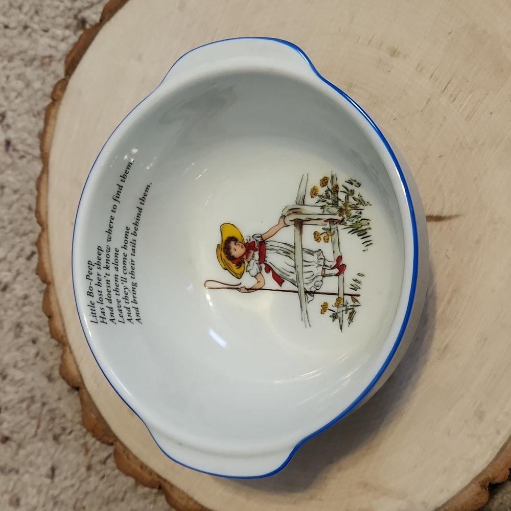Reutter Porzellan Little Bo Peep Design Bowl West Germany